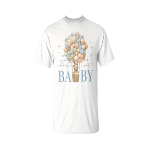 Kaus pasangan keluarga beruang bayi 100% katun, untuk Pancuran bayi pola Solid - Product Image 1