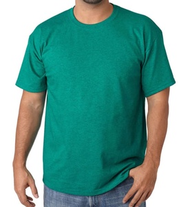 T-shirt à manches courtes et à col rond 100% en coton filé à l'anneau T-Shirt pour hommes Impression personnalisée disponible en quantité vendue en gros - Product Image 2