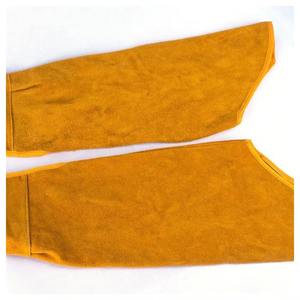 Heat Resistant Welding Leather Sleeves <b>Sparks</b> Resistant Protection Leather Sleeves for Welding - Product Image 1