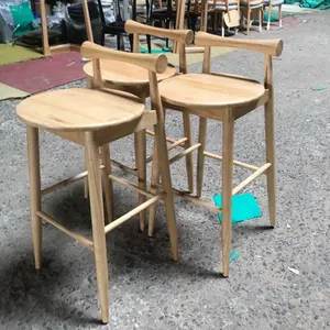 Wood Chair Bar Chair Furniture From Vietnam Best Price For Export Customized Bar Stools Solid Wood Accept Order Graphics Price F