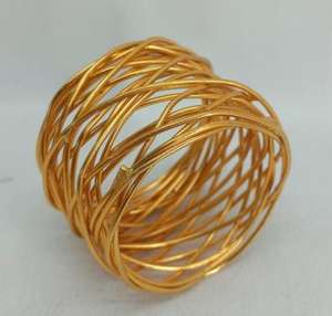 Porte-ronds de serviette en métal de vente chaude avec organisateur de Table à manger de conception de serpent pour le décor de dîner de mariage de Noël - Product Image 5