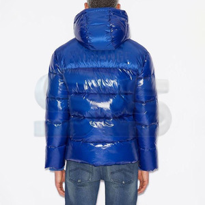 Fashion Mens Winter Jacket Puffer Style Quilted Hooded <b>Bubble</b> <b>Coat</b> Cotton Down Warm Closure Custom OEM Wholesale Outerwear - Product Image 3