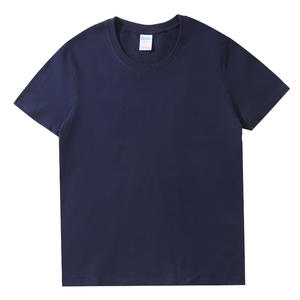 Camiseta de algodón de manga corta Oem logo diseño personalizado liso de algodón en blanco para hombres - Product Image 1