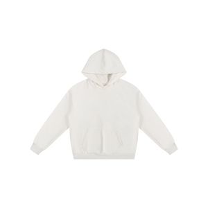 Sudadera con Capucha Extra Grande de Felpa Gruesa de 500 g/m², Bordado 3D, Estampado, con Cierre, Estilo Hip-Hop, Diseño Sólido con Forro, Talla XL - Product Image 1