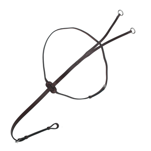 Martingale หนังแบนสำหรับวิ่ง,แผ่นหนังม้าติดหน้าอกทำจากหนังแท้ - Product Image 1