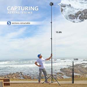 16 Ft Tall Tripod <b>Light</b> Stand TT480 - Product Image 1