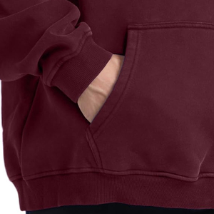 Sudaderas con Capucha de Diseño Moderno con Lavado Ácido para Hombre, Logotipo Personalizado, Transpirables, Tejidas, con Lavado Ácido, MOQ Bajo - Product Image 3