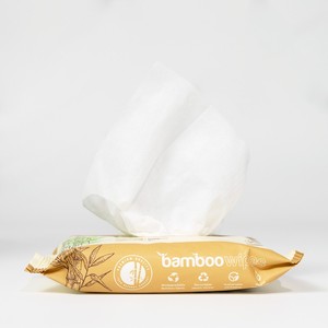 Gran oferta 100% toallitas húmedas de tela de bambú biodegradables 80 piezas envasadas sin fragancia suave OEM muestras de limpieza para bebés disponibles - Product Image 4