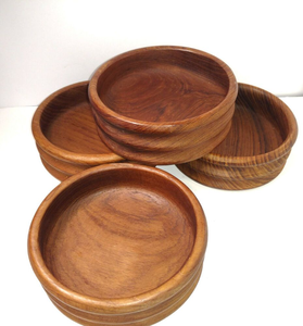 Sustain Modern Design Kitchen Table High-Demand Polished Acacia Wood Dining Tableware Environment-Friendly Cooking Bowls Wooden - Product Image 3