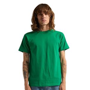 T-shirt d'été vert en coton/polyester T-shirt de nuit personnalisé avec impression de logo - Product Image 1