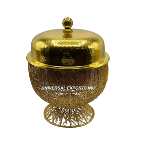 Pot en acier inoxydable poli et brillant Casserole artisanale de qualité supérieure Nouveauté Pot en métal design - Product Image 6