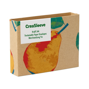 CreaSleeve Kraft 244 Sustainable Paper <b>Envelopes</b> Merchandising Tie - Product Image 3
