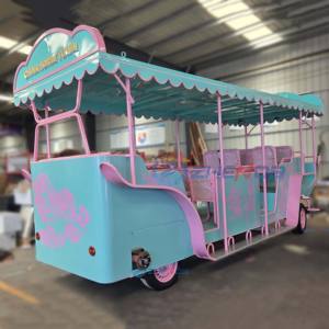 Transport spécial Mariage Transport touristique électrique Nice Electric Horseless Carriage Jaunting caravane - Product Image 4