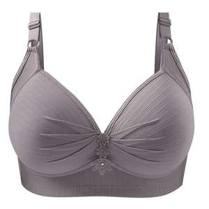 Soutien-gorge de maintien sans fil personnalisé avec bretelles réglables pour femmes corpulentes, soutien-gorge de mise en forme, impression numérique pour adultes - Product Image 5