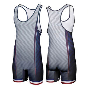 Combinaison de lutte unisexe personnalisée Speemo Sports, sublimation, spandex/nylon, uniforme extensible, respirant, combinaison de compression, devant - Product Image 1