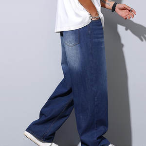 ¡Novedad de 2025! Pantalones vaqueros de gran tamaño para hombre de corte Regular, prendas de vestir, tarifa al por mayor, pantalones de gran tamaño para hombre de la mejor calidad, precio razonable - Product Image 5