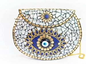 Magnifique sac à main de créateur en mosaïque de style bohème vintage pour femmes au prix d'usine - Product Image 4