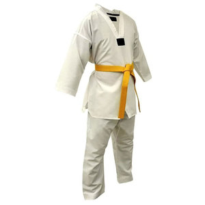 Conjuntos de Uniformes de Taekwondo Ligeros y Cómodos, Kimono de Jiu Jitsu, Uniforme de Aekwondo 100% Algodón con Correa Ajustable en la Cintura - Product Image 3