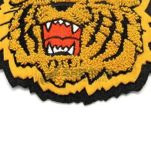 Parches para sudaderas con capucha, ropa, parches de chenilla bordados, vestido de hierro de chenilla personalizado grande, venta al por mayor, parches bordados con láser - Product Image 6