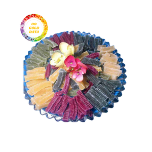 Mermelada de algas marinas mixtas coloridas, bocadillo de musgo de mar crujiente hecho a mano con sabores de frutas naturales, nutritivo vegano de Vietnam - Product Image 5