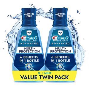 Acheter Original CrestPro Santé avancée rince-bouche, sans alcool, menthe fraîche, 33.8 floz - Product Image 5