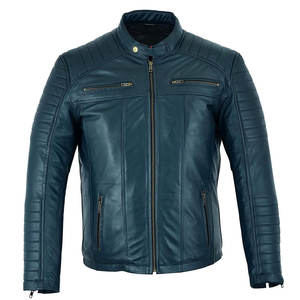 Chaqueta de Cuero de Lujo Transpirable para Hombre, Chaqueta de Cuero de Moda para Hombre, Estilo Elegante, Chaqueta de Cuero para Hombre - Product Image 1