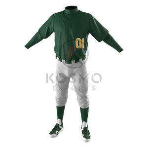 เสื้อเบสบอลซอฟต์บอลผู้ใหญ่รุ่นใหม่ล่าสุด ผลิตตามสั่ง ผ้าโพลีเอสเตอร์ 100% ระบายอากาศได้ดี ชุดกีฬาแบบสวมใส่สบาย พิมพ์ลายตามสั่ง - Product Image 1