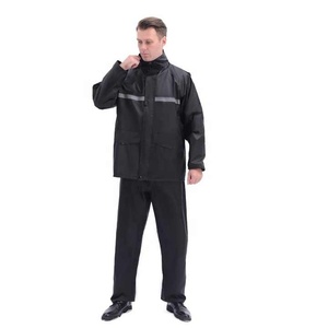 Traje de lluvia impermeable hecho a medida con diseño a prueba de viento y Capucha ajustable ideal para trabajo al aire libre y aventuras de senderismo - Product Image 2