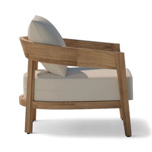 Sillón de teca de ocio moderno de alta calidad para jardín Patio apartamento Villa terraza sala de estar y comedor uso para parques - Product Image 2