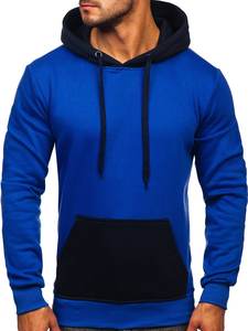 Hoodies en molleton épais de coton, style streetwear, avec poches avant, fabrication sur mesure à faible MOQ, disponibles en grandes tailles - Product Image 2