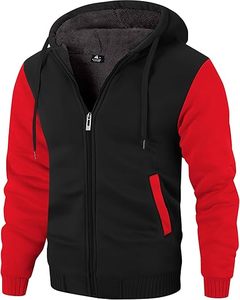 Sudadera con Capucha para Hombre, Manga Raglán, Felpa, Color Sólido, Corte Regular Informal, Ropa de Invierno, 100% Algodón, Secado Rápido, Transpirable - Product Image 5