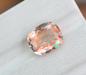 Ceylan Padparadscha Saphir Coussin Lâche Coupe Brillante, Top Qualité Excellente Véritable Pierre Précieuse Pour Bijoux 11X9 MM 4.86 cts - Product Image 3