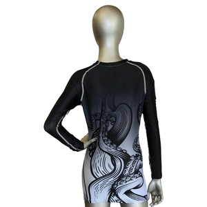 Vente en gros d'usine de chemises de compression à manches longues et à séchage rapide pour femmes vêtements de fitness éruption cutanée MMA qualité supérieure plongée surf - Product Image 6