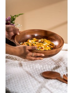 Acacia wood <b>Snack</b> <b>Bowl</b> - Product Image 1