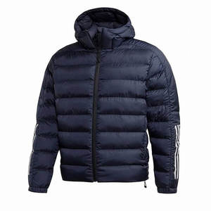 เสื้อโค้ตบุขนเป็ดผ้าไนลอนสำหรับผู้ชายเสื้อแจ็คเก็ตขนเป็ดให้ความอบอุ่นสำหรับฤดูหนาวโลโก้ OEM ตามสั่ง - Product Image 3