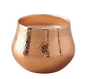 Luxury Quality <b>Copper</b> <b>Candle</b> Jar Customize Design for Wedding or Home Lighting Decorative <b>Candle</b> Jars - Product Image 1
