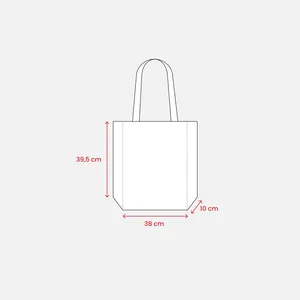 Borse Promozionali Personalizzate TNT con Effetto Iuta, Gadget Personalizzati per Shopper - Product Image 2