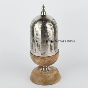 Top Selling Wooden Base and Metal Arabic <b>Incense</b> <b>Holder</b> for Home Decoration and Home <b>Incense</b> - Product Image 3