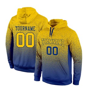 Direct Industry Royal Gold Engro Sportswear Pullover Sudadera con capucha Estampado en relieve personalizado Invierno Fleece Estilo de moda - Product Image 1