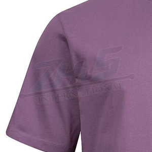 T-shirt manches courtes col ras du cou pour hommes, vêtement de rue de haute qualité, résistant, surdimensionné, en coton, - Product Image 4