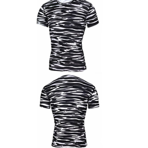 Ensembles de fitness et de compression à séchage rapide pour hommes, collants respirants avec caractéristique imperméable, vêtements de fitness à motif solide - Product Image 5