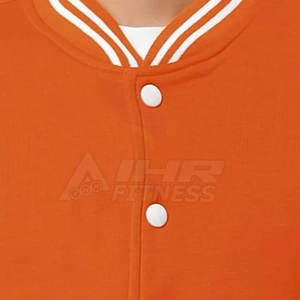 Veste en laine Letterman pour hommes de haute qualité, tendance, saison d'hiver, dernière conception, polyester surdimensionné, respirant, séchage rapide, mandarin - Product Image 3