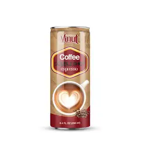 250ml VINUT can Coffee Doubleshot Espresso Vietnam Suppliers Manufacturers