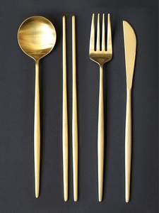 Juego de Cubiertos de Acero Inoxidable con Diseño de Nudo Moderno, Estilo Real, Ecológico y de Lujo para Fiestas - Product Image 6