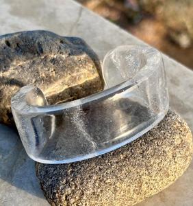 Manchette en cristal naturel de pierres précieuses Bijoux en cristal de conception unique pour hommes ou femmes Cadeau pour mère Manchette en cristal - Product Image 3