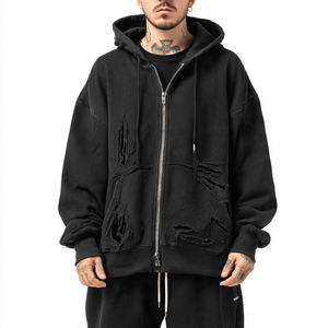 Conjunto Deportivo de Invierno con Estampado, Hombros Caídos, Pantalones Deportivos Holgados, Sudadera con Capucha, Ropa Urbana, Transpirable, Ecológica, Talla Grande - Product Image 4