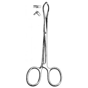 Porrier Tissue Forceps Acero inoxidable 6 pulgadas Abrazadera quirúrgica Médico Dental Veterinario Reutilizable Autoclavable por Shu & Co - Product Image 1