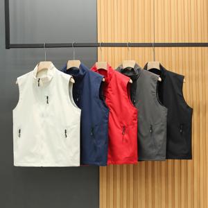 Gilet pour <span class=keywords><strong>homme</strong></span> grande taille, gilet en polyester respirant, <span class=keywords><strong>veste</strong></span> <span class=keywords><strong>sans</strong></span> manches décontractée pour le <span class=keywords><strong>sport</strong></span> et les activités de plein air - Product Image 1