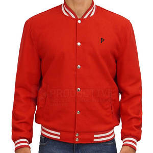 Chaqueta ajustada personalizada con diseño de letras para hombre, lona de calidad superior, Material de invierno duradero, cuello levantado de última moda - Product Image 3