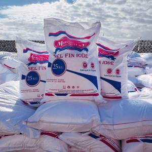 Sel de table raffiné iodé de qualité supérieure Merveillesel 25 kg, certifié ISO et HACCP, sel de mer Celtique en vrac en sac - Product Image 2